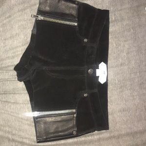 Suede/Leather Shorts